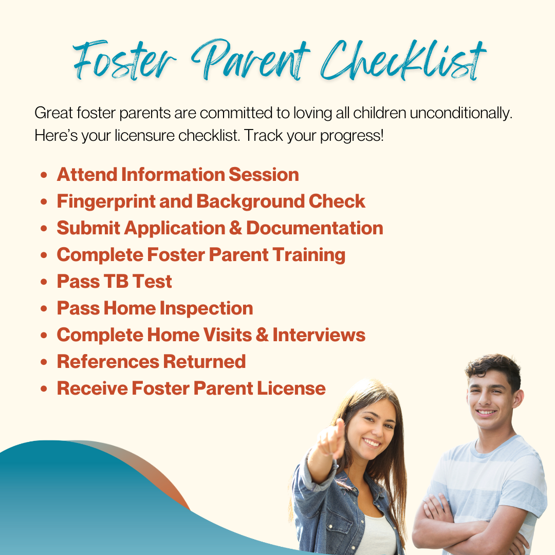 Foster Parent Checklist October 2023 